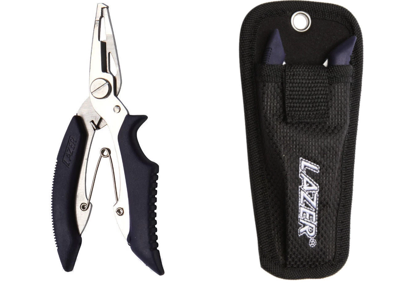 Eagle Claw Lazer Sharp Split Ring Pliers W/ Braid Cutter 1 Eagle Claw Lazer Sharp Split Ring Pliers W/ Braid Cutter