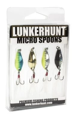 Lunkerhunt Micro Spoon 4-Piece Multi Pack