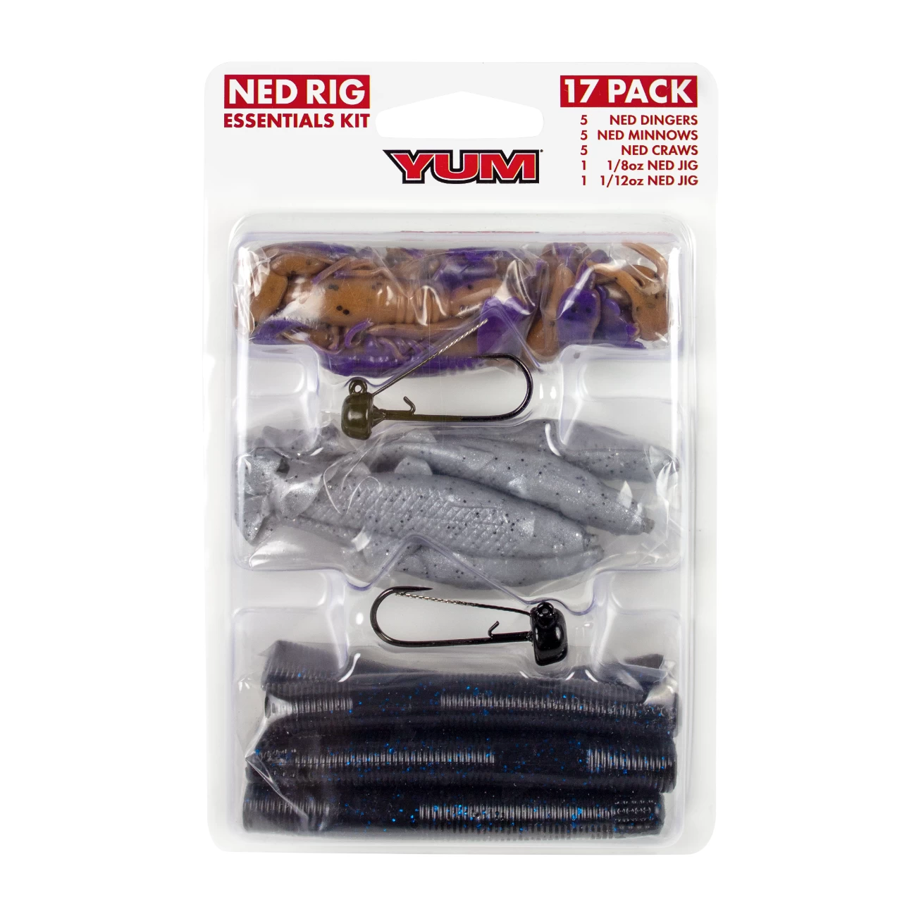 YUM Ned Rig Essentials 17-Piece Kit 4 YUM Ned Rig Essentials 17-Piece Kit - Image 4