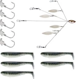 YUM Scottsboro Kit YUMbrella Flash Mob Jr. 3.5 Inch Swimbait Kit