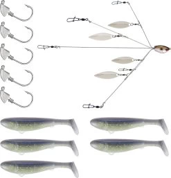YUM Scottsboro Kit YUMbrella Flash Mob Jr. 3.5 Inch Swimbait Kit -Hot Sale Angling Store 40397899268185
