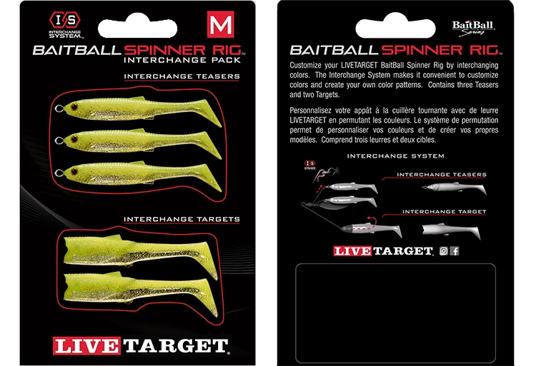 LIVETARGET BaitBall SR Interchange Pack Umbrella Rig Parts 6 LIVETARGET BaitBall SR Interchange Pack Umbrella Rig Parts - Image 6