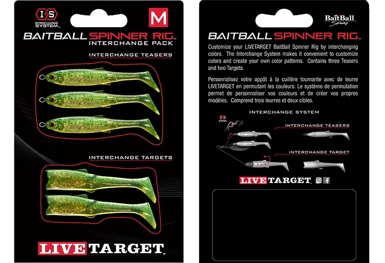 LIVETARGET BaitBall SR Interchange Pack Umbrella Rig Parts 15 LIVETARGET BaitBall SR Interchange Pack Umbrella Rig Parts - Image 15