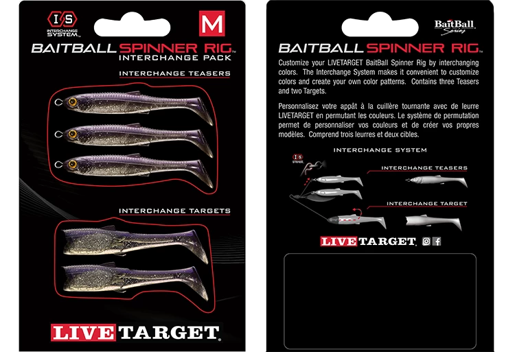 LIVETARGET BaitBall SR Interchange Pack Umbrella Rig Parts 19 LIVETARGET BaitBall SR Interchange Pack Umbrella Rig Parts - Image 19
