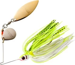 Booyah Tandem Blade Spinnerbait 38 Booyah Tandem Blade Spinnerbait -Hot Sale Angling Store BYBT14646 chart white shad