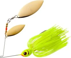 Booyah Double Willow Blade Spinnerbait -Hot Sale Angling Store BYBW12617 chartreuse