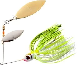 Booyah Double Willow Blade Spinnerbait -Hot Sale Angling Store BYBW38646 chartwhiteshad