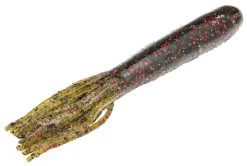 Strike King Coffee Tubes 4 1/2 Inch Flip-N-Tube 6 Pack -Hot Sale Angling Store CT4.5 18 CoffeeTube WatermelonRedFlake GlamRight