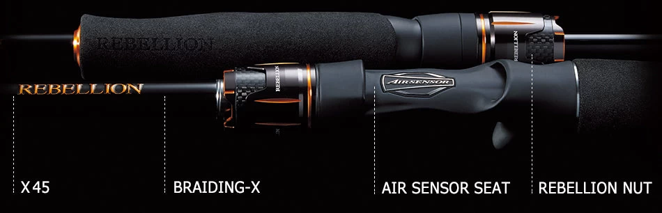 Daiwa Rebellion 2-Piece Spinning Rods 4 Daiwa Rebellion 2-Piece Spinning Rods - Image 4