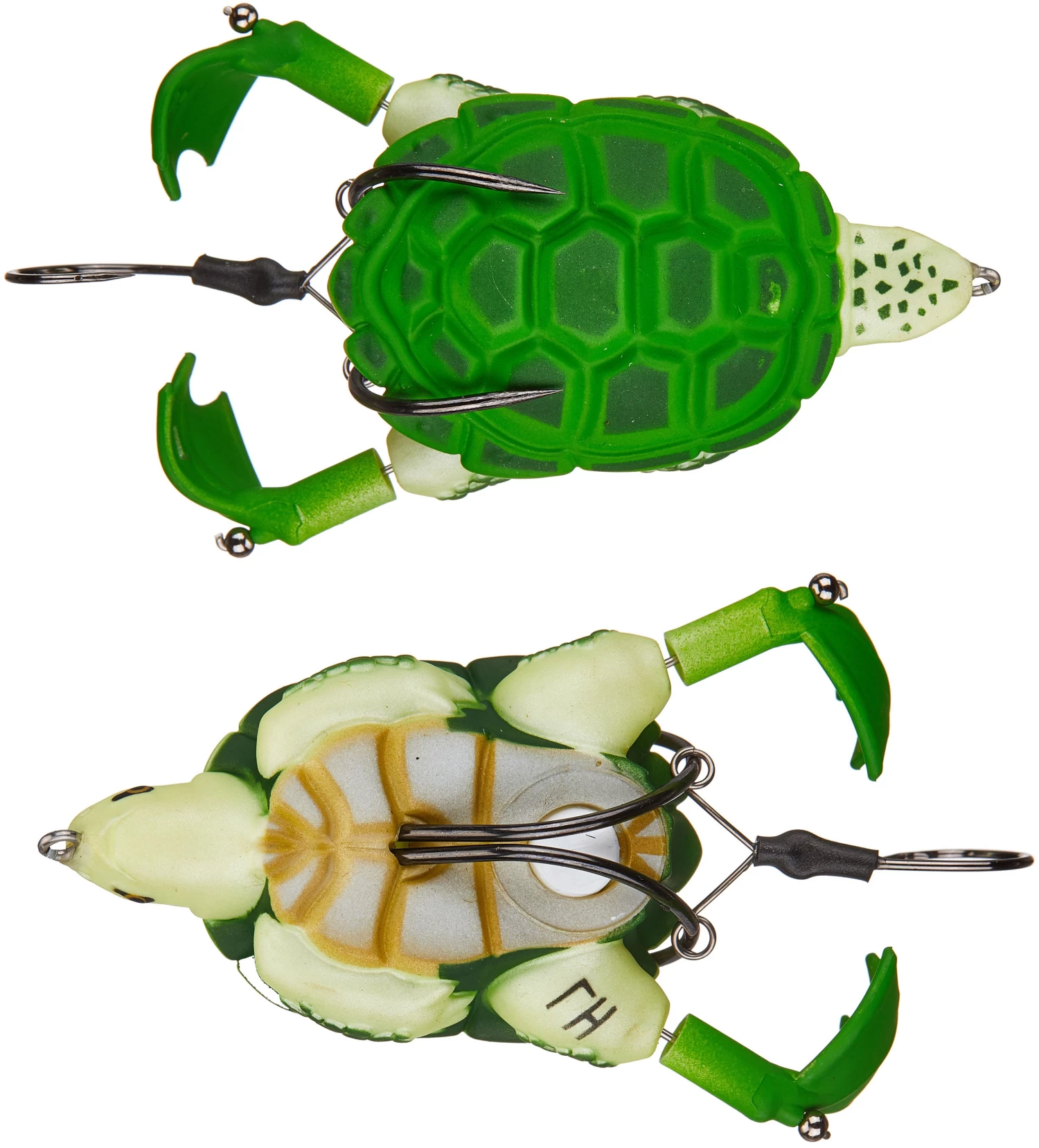 Lunkerhunt Prop Turtle 3 1/2 Inch Hollow Topwater Prop Lure 4 Lunkerhunt Prop Turtle 3 1/2 Inch Hollow Topwater Prop Lure - Image 4